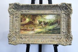 Original Framed Oil by P.J. Attfield