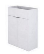 Brand New Boxed MyPlan 600mm Semi Inset Basin Unit - Arctic White RRP £130 **No Vat**