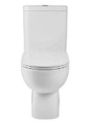 Brand New Boxed Newton Open Back Close Coupled Toilet with Soft Close Toilet Seat RRP £300 **No V...