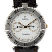 Omega / Constellation Day - Date - Unisex Steel Wrist Watch