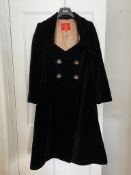 Vivienne Westwood Red Label Velvet Double Breasted Coat