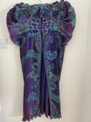 Zandra Rhodes Pleated Mini Dress