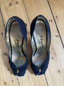 Francois Pinet Pumps In Black Velvet