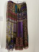 Etro Silk Maxi Skirt