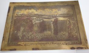 Engraved For Millar's New Complete & Universal System of Geography Copper Plate