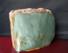 Fine Colour Large Free Form Nephrite Jade Sculpture