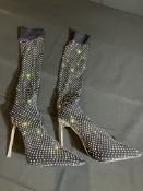 Ego Stallion Diamante Boots Worn By Vanessa Hudgens