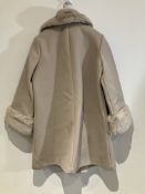 River Island Faux Fur Collar Coat Worn By A Body Double