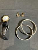 Fred Bennett Cufflinks and Watch Worn By Mark Fleischmann