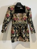 House of C.B. Gold Dress Worn By A Body Double.