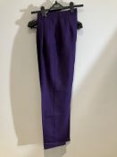 Victoria Beckham Purple Trousers Worn By Vanessa Hudgens