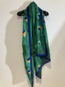 Trillicon Peacock Scarf Worn By Vanessa Hudgens
