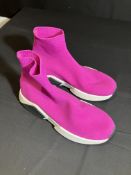ASOS Pink Sock Trainers Worn By A Stunt Double