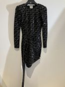 Nadine Merabi Black Dress Worn A Body Double