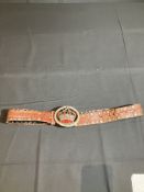 Aridza Bross Belt and Buckle Worn By Ricky Norwood