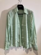 Alice & Olivia Silk Blouse Worn By Vanessa Hudgens