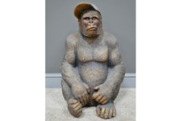 Large Rustic Cool Gorrila Home/Garden Ornament