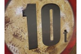Large 10T Sign