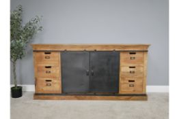 Extra Large Industrial Sideboard