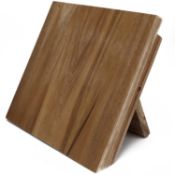 Wooden Magnetic Knife Block Holder Rack Magnetic Stands With Strong Enhanced Magnets Multifunctio...