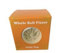 10 x Bath Bubble & Beyond Gold Top Whole Ball Bath Fizzers