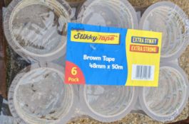 12 Rolls of Packaging Clear Tape.