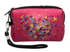 Cb-Sl-43255-00-01 Digicam Camera Bag - Heart-Shaped Confetti