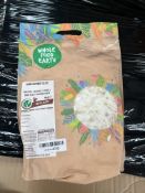 Big Pallet Including Rice, Coconut Slices, Coconut Flakes, Oats, Raisins And Much More