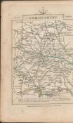 John Cary’s 1791 Engraved Map Shropshire & Rutlandshire.