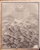 Principles Hills Great Britain Steel Engraved Victorian Map.
