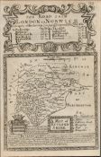 Britannia Depicta E Bowen c1730 Map London Norwich Newmarket Heath Cornfields.