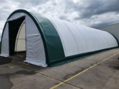65' PVC Single Truss Arch Storage Shelter