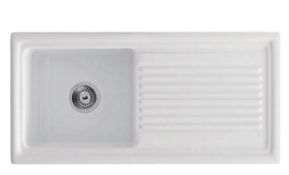 Brand New Carron Phoenix Sienna Ceramic Reversible White Kitchen Sink - 1 Bowl RRP £245 **No Vat*...