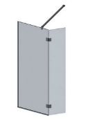 Brand New Boxed Shower Bath Screen 700/350 x 2000mm - Chrome RRP £395 **No Vat**