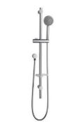Brand New Boxed Fresh Shower Head & Riser Rail Kit Multi Function - Chrome RRP £50 *No Vat*