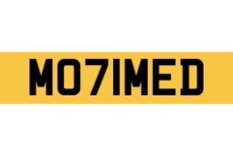 MO71MED Mohammed Profit Very Close No Plate Cherished Private Plate 786 Bargain