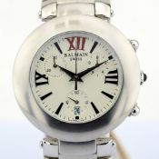 Pierre Balmain / Swiss Chronograph Date - Gentlemen's Steel Wristwatch