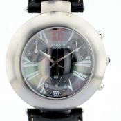 Pierre Balmain / Bubble Swiss Chronograph Date - Gentlemen's Steel Wristwatch