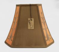 CIMC Decorative Orange Lined Lampshade