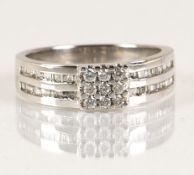 10 kt. White Gold Ring - 0.45ct Diamond