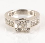 10 kt. White Gold Ring - 1.82ct Diamond