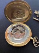 18ct Gold Slim Pocket Watch