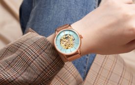 Gamages of London Ladies Pastel Skeleton Rose- 5 Years Warranty and Free Delivery
