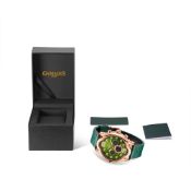 Gamages of London Hand Assembled Oval Exhibition Automatic Green- 5 Years Warranty and Free Deliv...