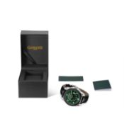 Gamages of London Adventurer Automatic Green Steel- 5 Years Warranty and Free Delivery