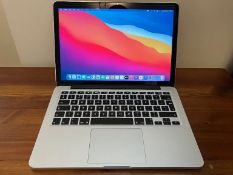 Apple MacBook Pro 13” Retina OS Big Sur Core i5-4288U 8GB DDR3 128GB SSD Webcam Office