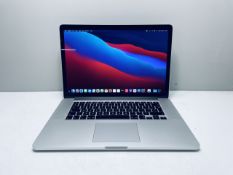 Apple MacBook Pro 15” Retina Big Sur Core i7-4770HQ 16GB Memory 256GB SSD Office