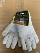 Lined Leather Gloves Small Size. Grade U