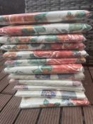 12 Quilted and Frilled Pillow Sham Grade A
