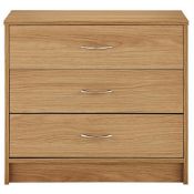 Darwen 3 Drawer Chest White Customer Return Grade U